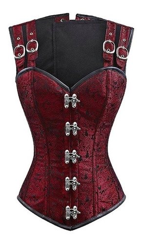 Gótico Steampunk Steampunk Steampunk Cincher Cincher Corsé B