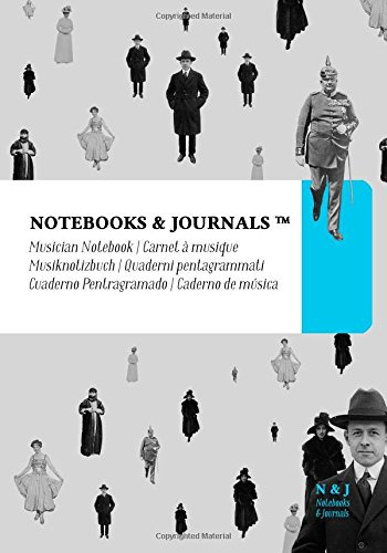 Cuaderno De Musica Notebooks & Journals Gente -coleccion Vin