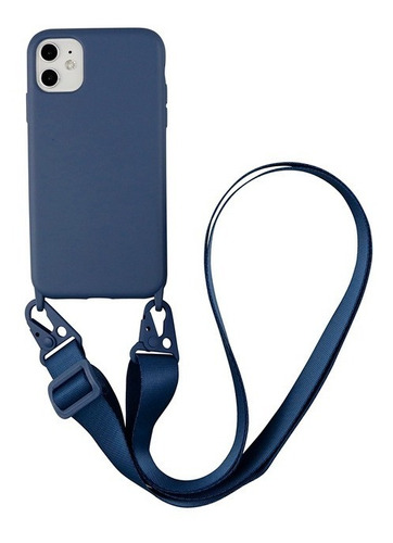 Case Capa Compatível iPhone 14 Silicone Com Alça Integrada