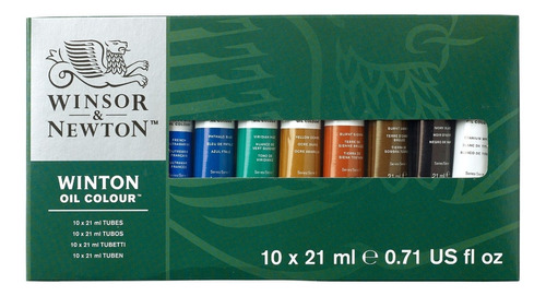 Set X10 Colores Oleos Winton 21ml Winsor & Newton