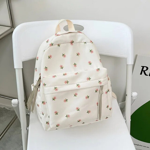 Mochila Floral Para Mujer, Impermeables, De Nailon