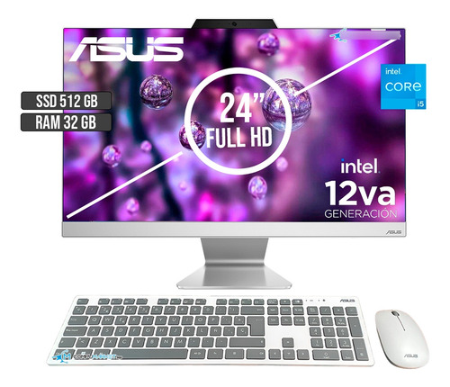 Todo En Uno Asus Intel Core I5 1235u Ssd 512gb + Ram 32gb