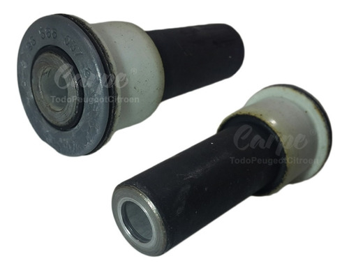 Imagen 2 de 8 de Kit 2 Bujes Superior Soporte Punta Eje Delantero Peugeot 407