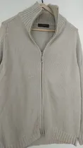 Comprar Campera De Hilo De Aldogon Marca Zara Talle L Color Nude
