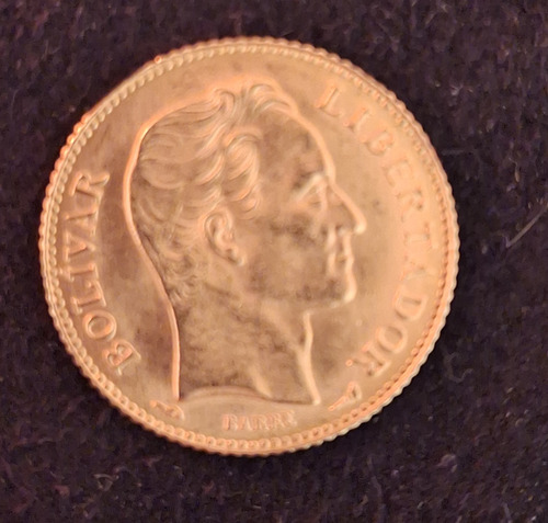 Moneda 20bs De 1912 6.5gr