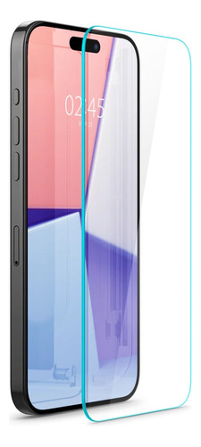 Vidrio Spigen Glas.tr Slim Hd iPhone 15 Pro - Transparente