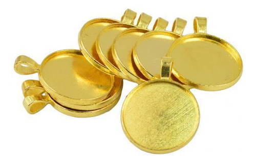 Conjunto De 10 Piezas De Bisel Para Colgantes De Cabujón En