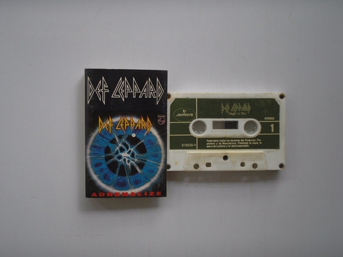 Def Leppard Adrenalize Casete Edicion Colombia 1992