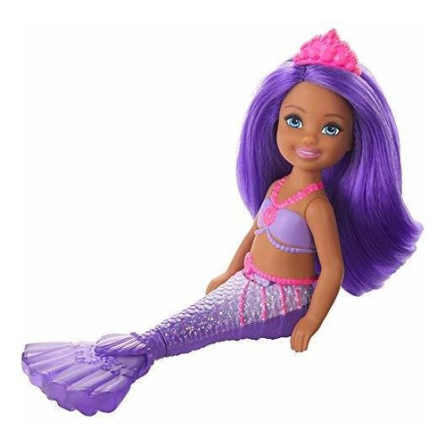 Muñeca Barbie Dreamtopia Chelsea Mermaid, 6.5 Pulgadas Con 