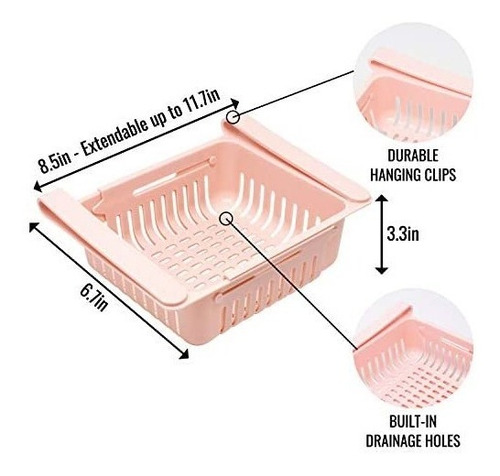 Imagen 5 de 9 de Kit De 5 Organizador Para Cocina Ajustable Organizador Hogar