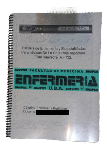 Apuntes De Enfermeria - Año 2000 - Estudiante Libro Fisico (Reacondicionado)