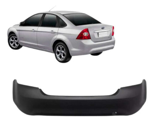 Parachoque Traseiro Ford Focus Sedan 2009 2010 2011 2012 13