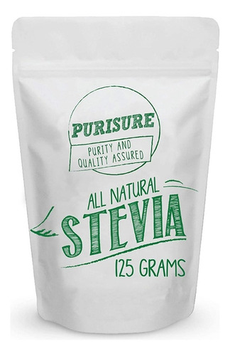 Stevia Natural En Polvo 125 G 846 Porciones Extracto Puro