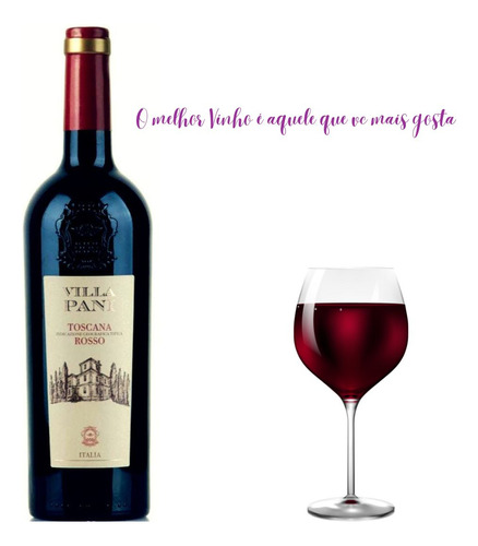 Vinho Villa Pani Toscana Rosso 2020 Blend 750 Ml