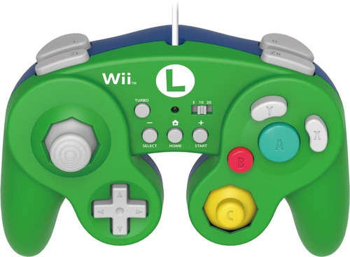 Control Gamecube Smash Bros Wii U Edición Mario Y Luigi