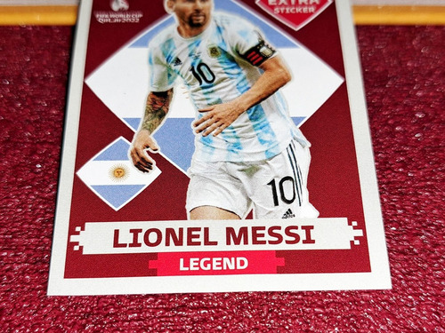 Barajita Lionel Messi Extra Legend Mundial Fifa Qatar 2022