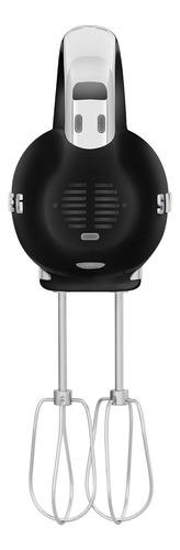 Smeg Black 50s Retro Electric Hand Mixer Con Un Juego De Bat