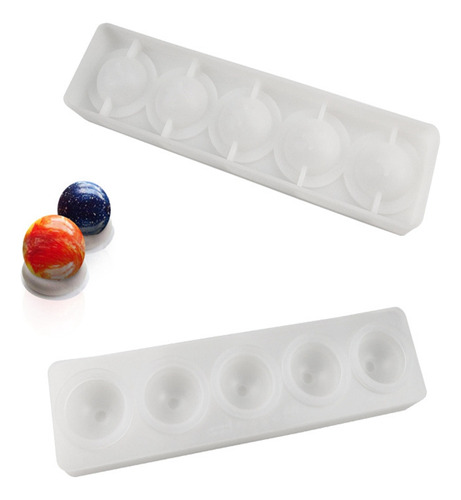 Molde De Resina Queenly-2 Pulgadas Con Esfera De Orbe Grande