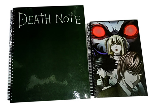 Death Note Paquete De Dos Libretas (carta Y Media Carta)