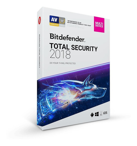 Bitdefender Total Security 5 Multidispositivos 2018 1 Año