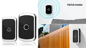 Timbre Inalámbrico Exterior Portátil