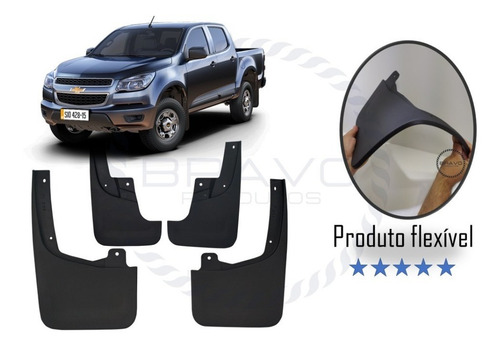 Apara Barro Lameiro S10 2015 2016 2017 Mod Original 4 Pçs