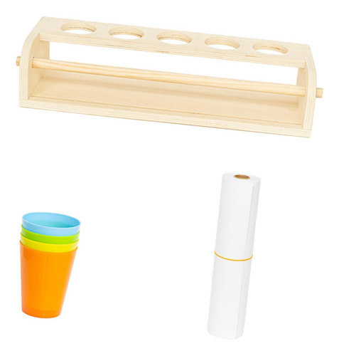 Dispensador De Rollo De Papel De Escritorio Con Rollo Grande