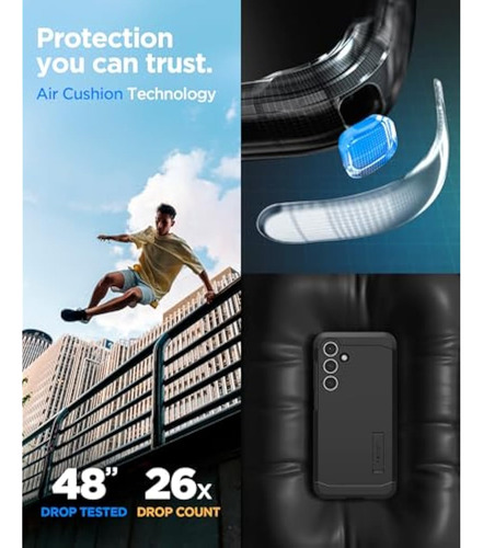 Funda Spigen Tough Armor Diseñada Para El Galaxy S24 Fe