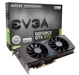 Tarjeta De Video Evga Gefroce Gtx 970 Ref 4gb Gddr5