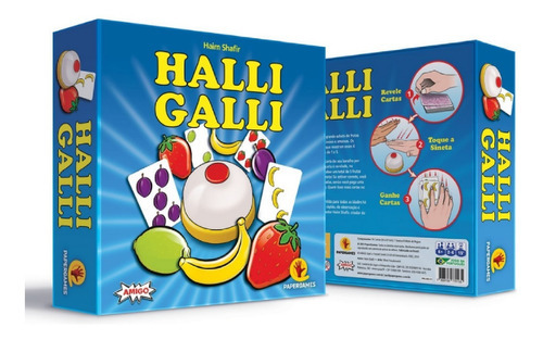 Jogo Halli Galli + Sleeves - Editora Papergames 
