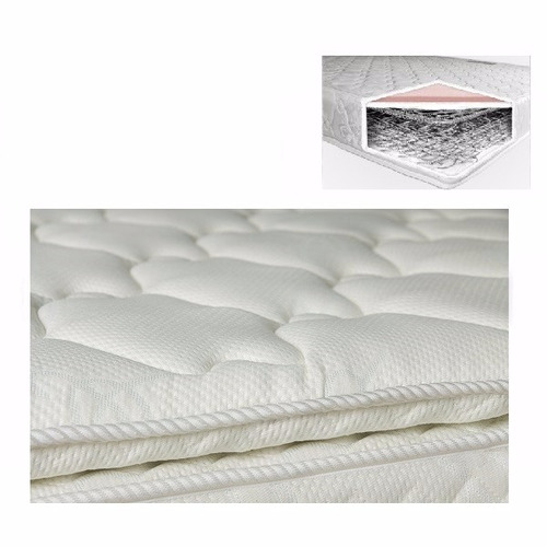 Colchon Ortopedico Resortado Unipillow Sencillo 1x1.90x29