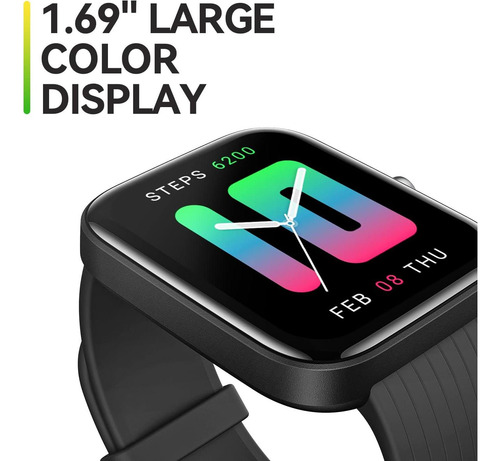 Reloj Inteligente Amazfit Bip 3 Pro Negro, Gps, 14 Días