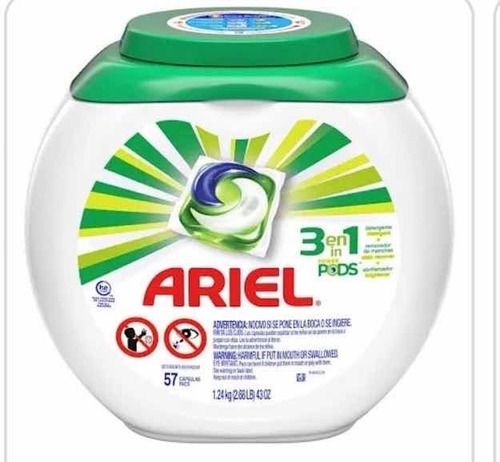 Detergente Ariel Pods Pack 4 Unidades