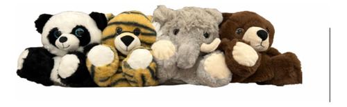 Títere De Mano, Animal De Peluche Set De 4 Pzas