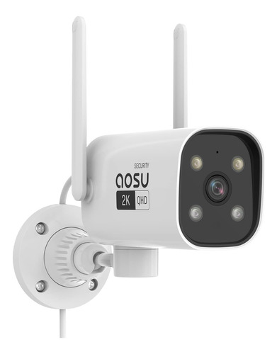 Aosu Cámara De Seguridad 2k Qhd Para Exteriores Con Visión N
