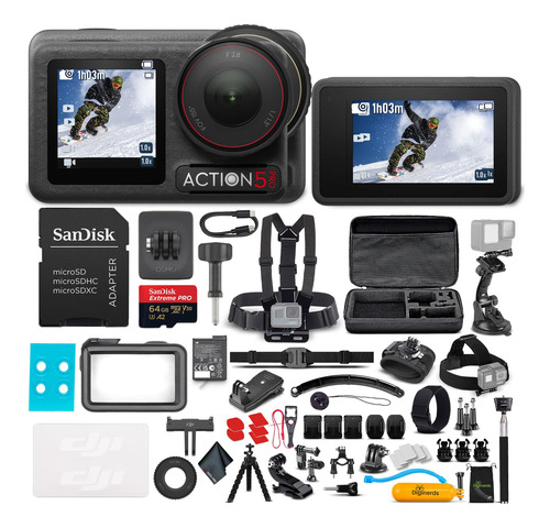Cámara De Acción Dji Osmo Action 4 4k Uhd Video A Prueba De