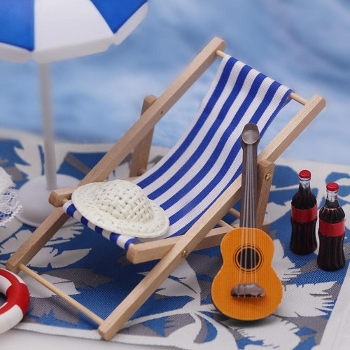 Beach Miniature Dollhouse Decoration Silla Toyes En