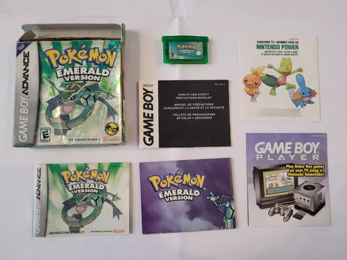 Pokemon Emerald Completo Nintendo Game Boy Advance