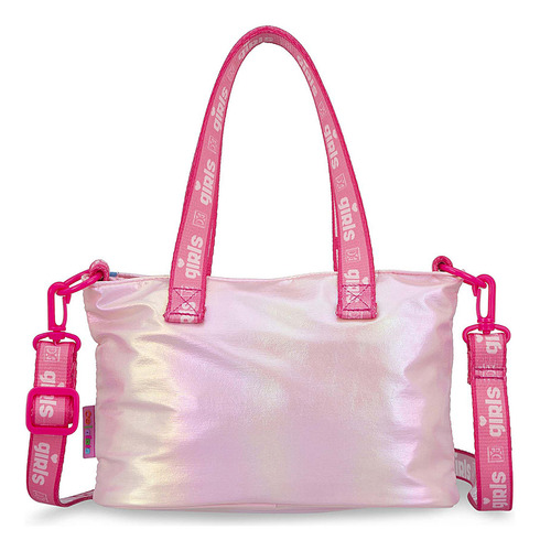 Bolsa Niñas Tote Cloe Didrali Mediano Color Rosa