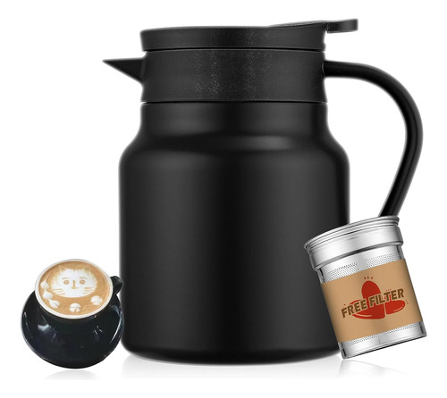 Tgvasz Jarra Térmica De Café De 34 Oz, Jarra De Café Aislada