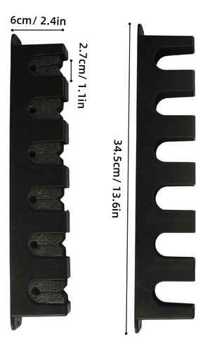 D Estante De Pesca Vertical De 6 Varillas For Montaje En