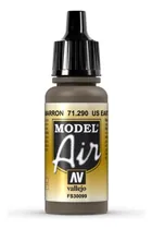 Comprar Vallejo 71290 Model Air Us Tierra Marrón Aerógrafo La Plata 