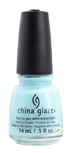 Esmalte De Uña China Glaze Verde Agua Con Endurecedor 14ml