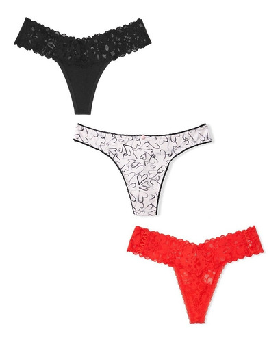 Tangas Victorias Secret Originales Set 3 Piezas Sexy Tanga