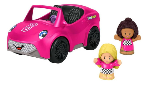 Vehiculo Barbie Convertible Con 2 Figuras