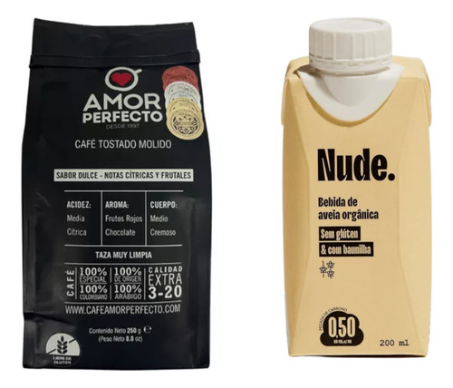 Promo Amor Perfecto 250 Grs + Leche Nude 200 Ml