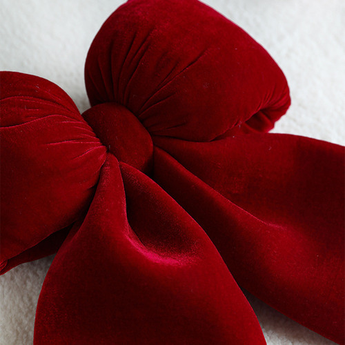Colgante Rojo Con Forma De Lazo Navideño Con Forma De Lazo N
