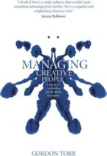 Managing Creative People, De Gordon Torr. Editorial John Wiley Sons Ltd, Tapa Dura En Inglés