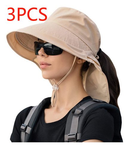 Sombrero De Sol De Ala Ancha Para Mujer, Para Safari, Sender