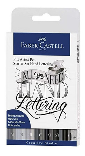 Marcadores Faber Castell Artist Pen Lettering X9 Piezas
